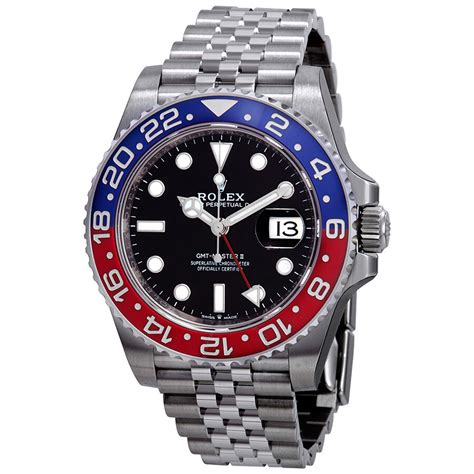 rolex gmt master red and blue|rolex gmt black bezel.